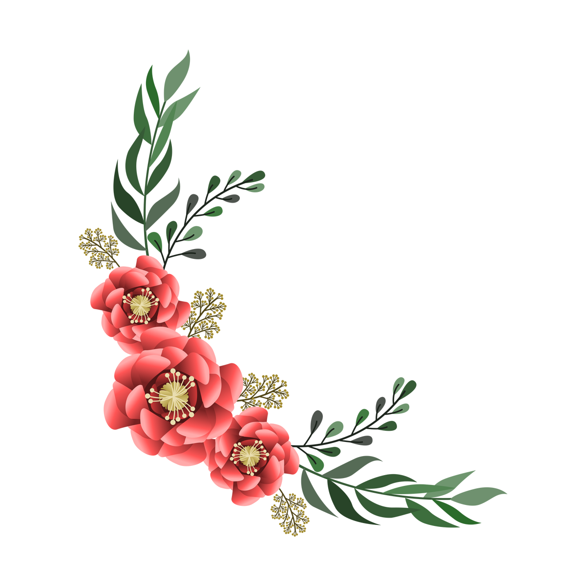 Floral Corner Decoration